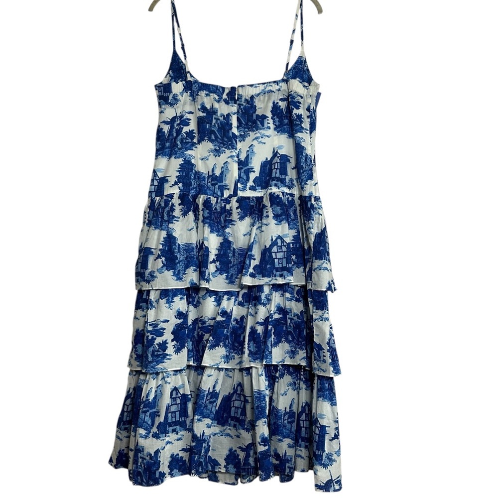 Cara Cara Mary Lou Venetian Story Blue Dress Size XL - Picture 8 of 15